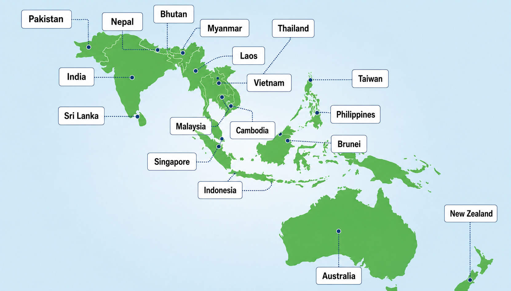 International Student Admission Map